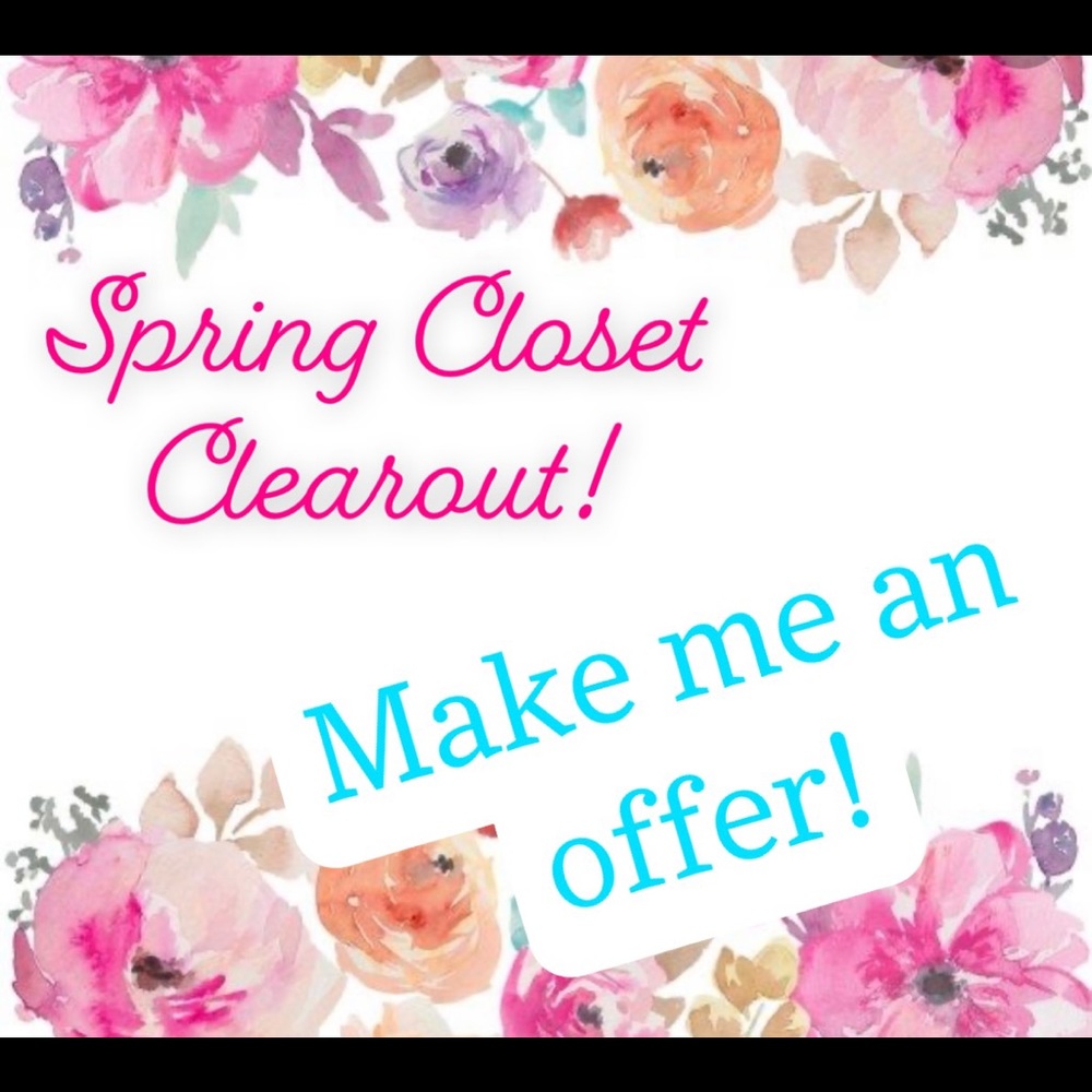 Closet clear out! I accept reasonable offers!